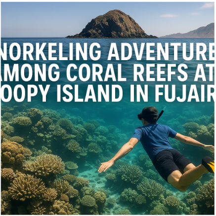Snorkeling Adventure Among Coral Reefs at Snoopy Island in Fujairah